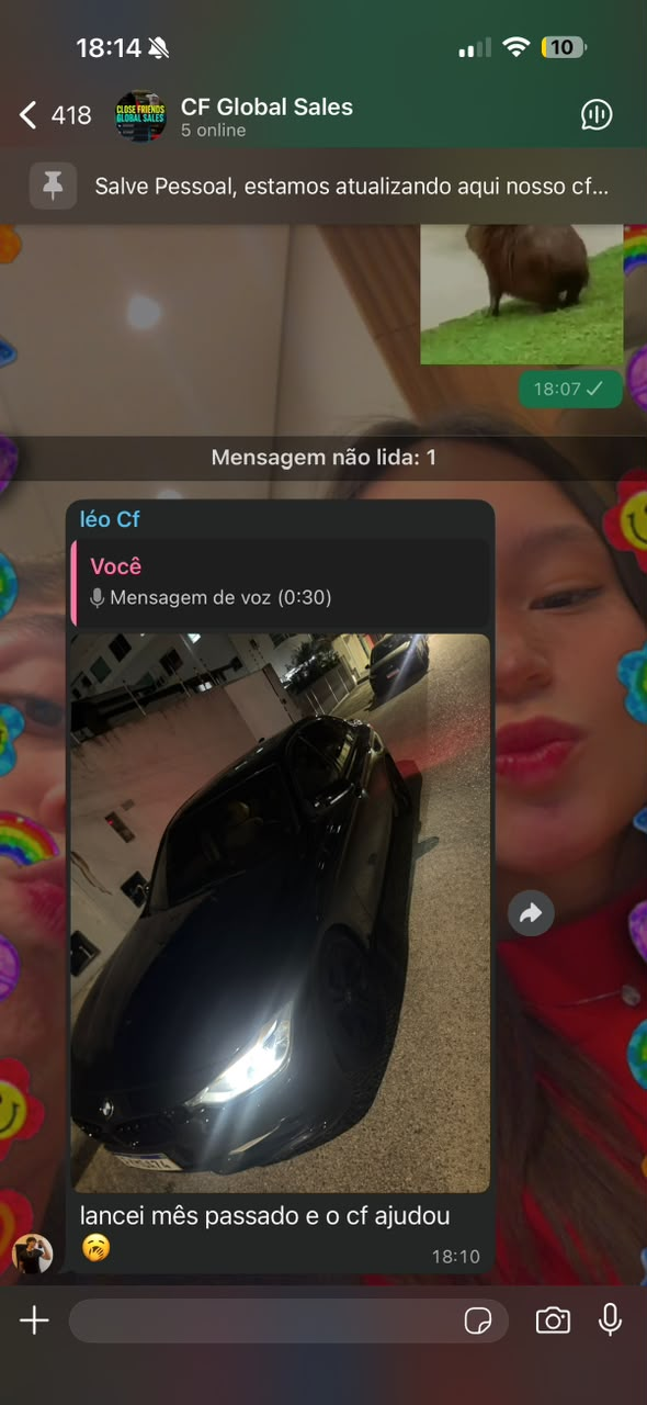 "Lancei mês passado e o CF ajudou" — BMW nova.